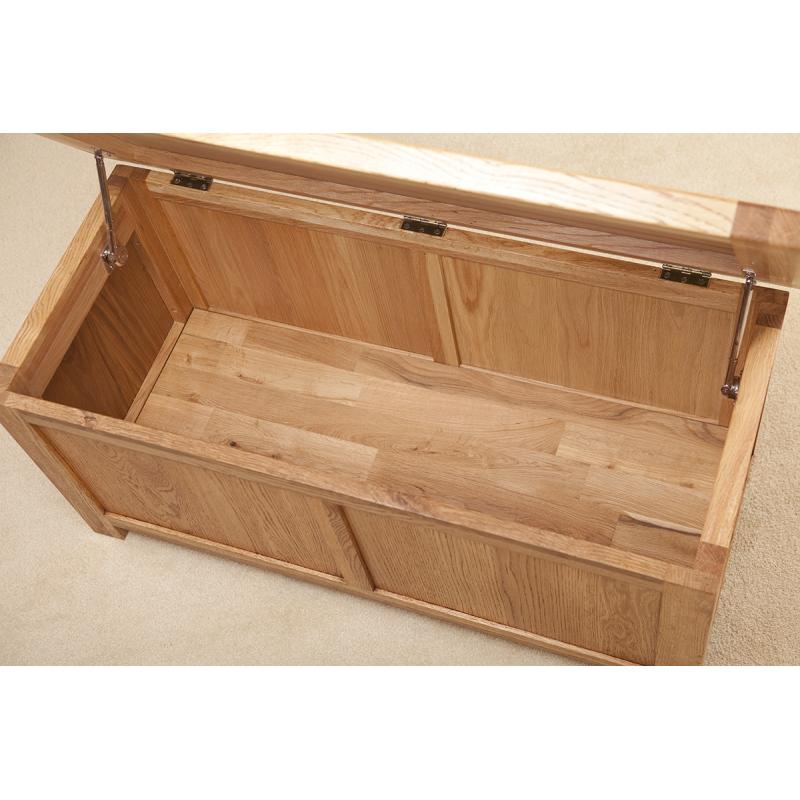Kingsbury Solid Oak Blanket Box